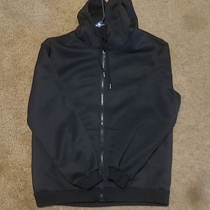 Black Zip Up Hoodie Jacket